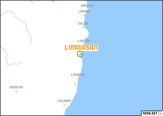 map of Linadasan