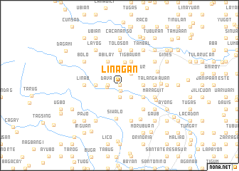 map of Liñagan