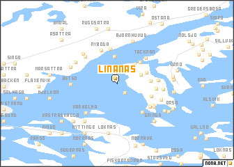 map of Linanäs