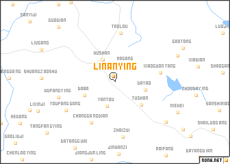 map of Linanying