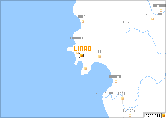 map of Linao