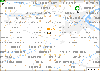 map of Linas