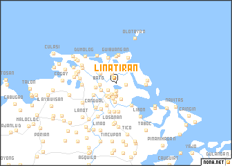 map of Linatiran