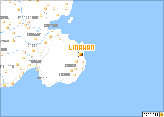 map of Linawan