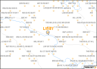 map of Linay