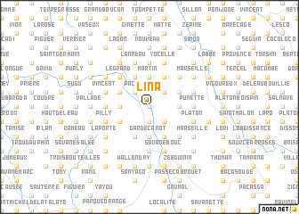 map of Lina