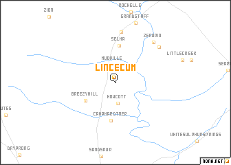 map of Lincecum