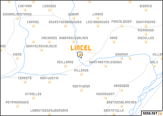 map of Lincel