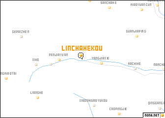 map of Linchahekou