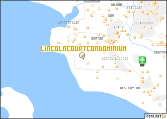 map of Lincoln Court Condominium