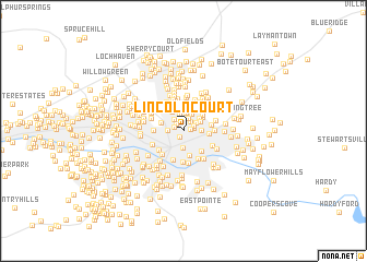 map of Lincoln Court
