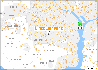 map of Lincolnia Park