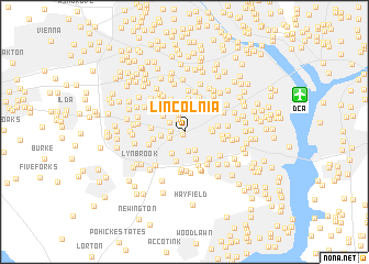map of Lincolnia