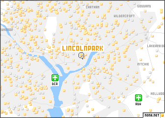 map of Lincoln Park