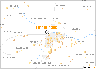 map of Lincoln Park