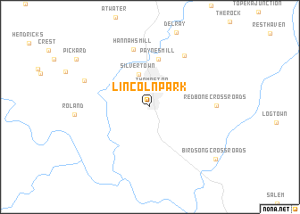 map of Lincoln Park