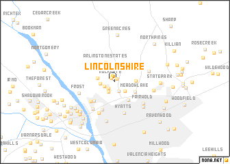 map of Lincolnshire