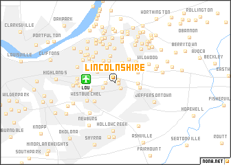 map of Lincolnshire