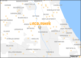 map of Lincolnshire