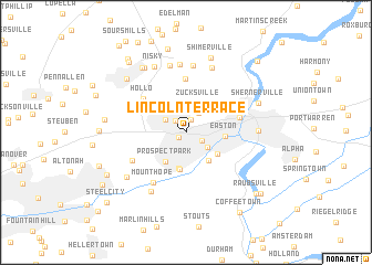 map of Lincoln Terrace