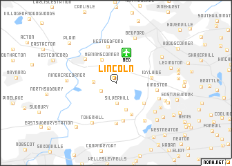 map of Lincoln