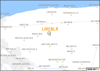 map of Lincoln