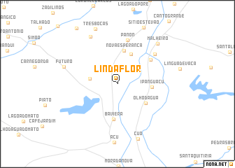 map of Linda Flor