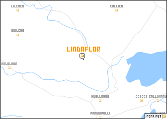 map of Linda Flor