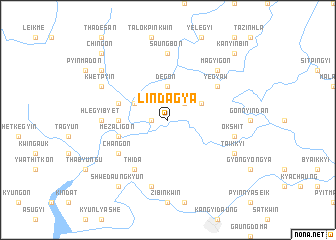 map of Lindagya