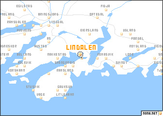 map of Lindalen