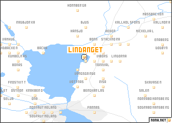 map of Lindänget