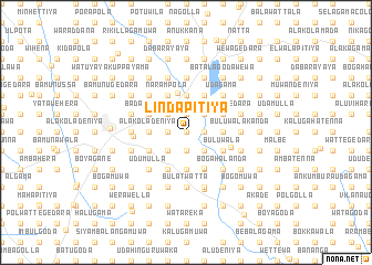 map of Lindapitiya