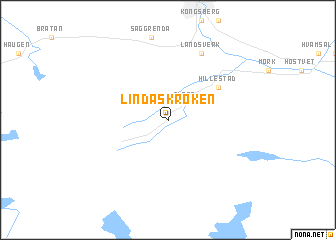 map of Lindåskroken