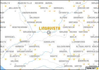 map of Linda Vista