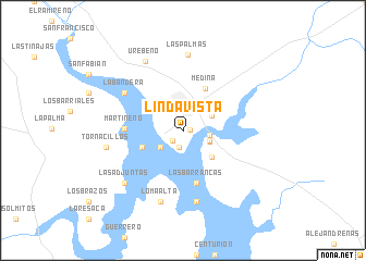 map of Linda Vista