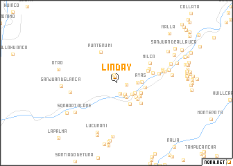 map of Linday