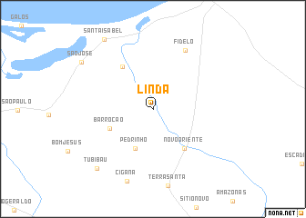map of Linda