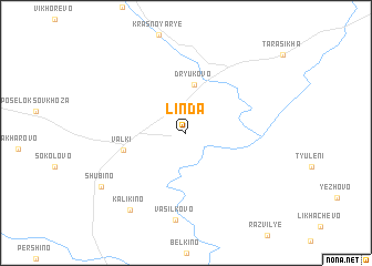 map of Linda