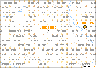 map of Lindberg
