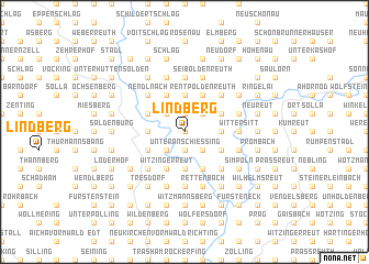 map of Lindberg