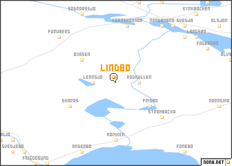 map of Lindbo