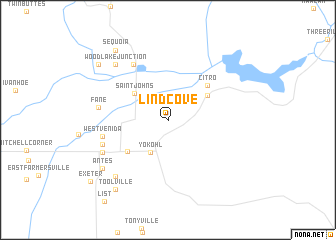 map of Lindcove