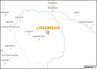 map of Lindéba-Sika