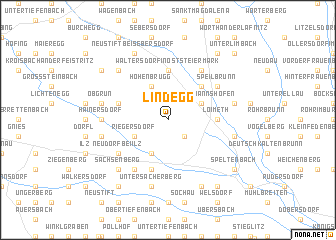 map of Lindegg