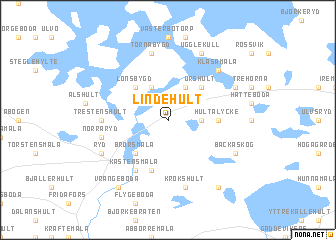 map of Lindehult