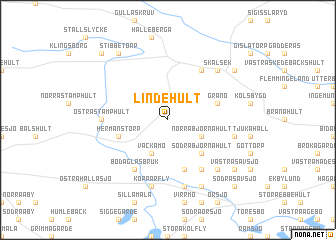 map of Lindehult