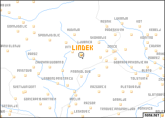 map of Lindek