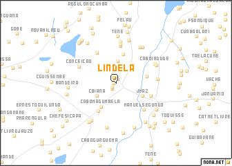 map of Lindela