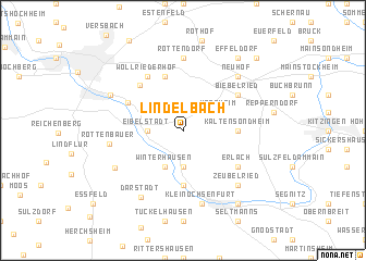 map of Lindelbach