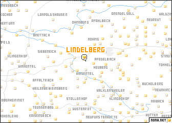 map of Lindelberg